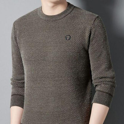 ✨Maglia girocollo da uomo, calda, comoda, foderata – regalo ideale🎁