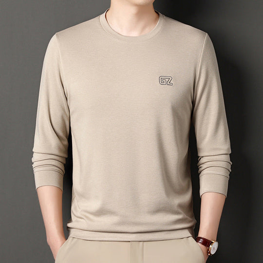 🎁[Varm present] Enkla hösttröjor med rund hals för män🔥